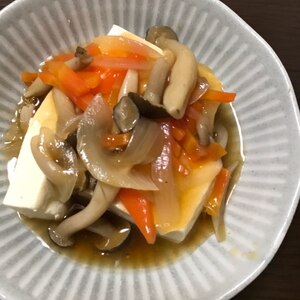 豆腐ステーキの野菜あんかけ☆ダイエット中